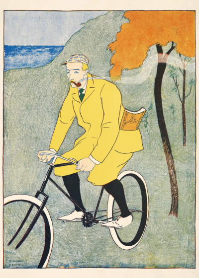 Plakat Mężczyzna na rowerze (1894) Plakat Mężczyzna na rowerze (1894)