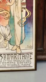 Plakat na płótnie w ramie La Samaritaine Sarah Bernhardt Alfons Mucha 48x136 cm