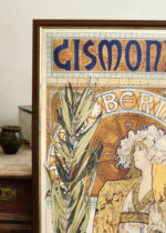 Plakat na płótnie w ramie Gismonda Sarah Bernhardt Alfons Mucha 48x136 cm