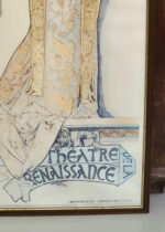 Plakat na płótnie w ramie Gismonda Sarah Bernhardt Alfons Mucha 48x136 cm