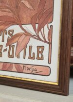 Plakat na płótnie w ramie FLIRT Alfons Mucha 49x103 cm