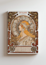 La Plume Alfons Mucha 1899 secesja art nouveau obraz na płótnie