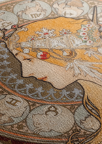 La Plume Alfons Mucha 1899 secesja art nouveau obraz na płótnie