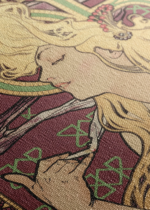 JOB Alfons Mucha secesja kobieta Art Nouveau obraz na płótnie