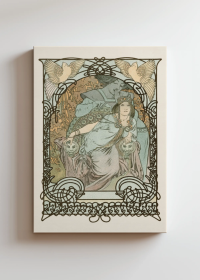 Alfons Mucha kobieta secesja Art Nouveau obraz na płótnie