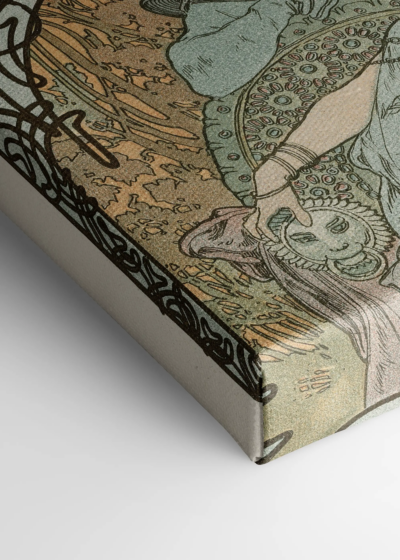 Alfons Mucha kobieta secesja Art Nouveau obraz na płótnie