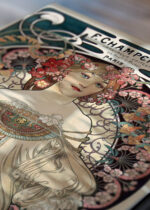 Zbliżenie na plakat: Alfons Mucha F. Champenois Art Nouveau 1898