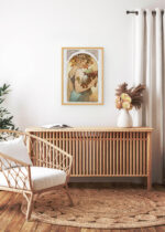 Zdjęcie produktu: Plakat Alfons Mucha kobieta jesień winogrona secesja