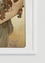 Zdjęcie produktu: Plakat Alfons Mucha kobieta jesień winogrona secesja