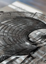 Zbliżenie na detale plakatu: Portal of The Broadway Tunnel Broadway Underground Railway Nowy Jork 1870