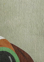 pies w okularach vintage ilustracja do pokoju dziecięcego obraz na płótnie