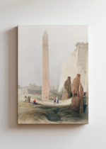 Starożytny Egipt Karnak David Roberts obelisk obraz na płótnie