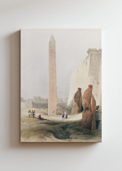 Starożytny Egipt Karnak David Roberts obelisk obraz na płótnie
