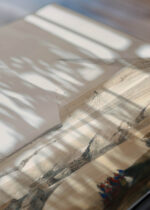 Zbliżenie na detale plakatu: Piramidy w Gizie David Roberts Egipt