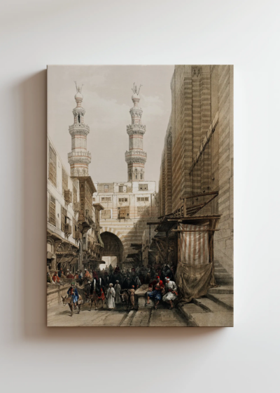 Bab Zuweyleh w Kairze David Roberts orientalizm obraz na płótnie