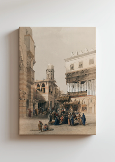 Kair XIX wiek David Roberts orientalizm Egipt obraz na płótnie