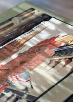 Zbliżenie na detale plakatu: Trinity Church Wall Street Nowy Jork 1916