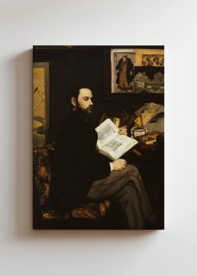 Portret Émile Zoli Édouard Manet 1868 reprodukcja obraz na płótnie