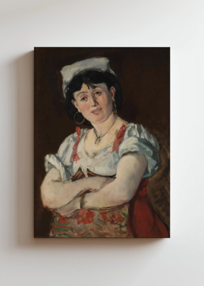 Édouard Manet kobieta w czepku impresjonizm XIX w obraz na płótnie