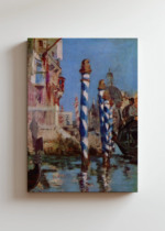 Wenecja kanał Édouard Manet reprodukcja klasyczna obraz na płótnie