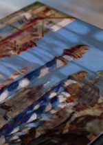 Zbliżenie na detale plakatu: Wenecja kanał Édouard Manet reprodukcja klasyczna