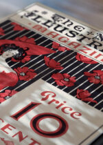 Zbliżenie na detale plakatu: Ethel Reed The New Illustrated Magazine 1895