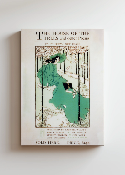 Ethel Reed The House of Trees Art Nouveau obraz na płótnie