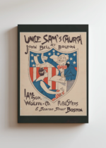 Uncle Sam's Church Ethel Reed vintage USA obraz na płótnie