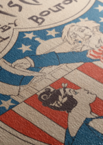 Uncle Sam's Church Ethel Reed vintage USA obraz na płótnie