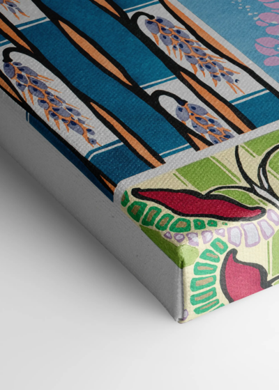 Séguy Floréal kwiaty Art Déco vintage botaniczny obraz na płótnie
