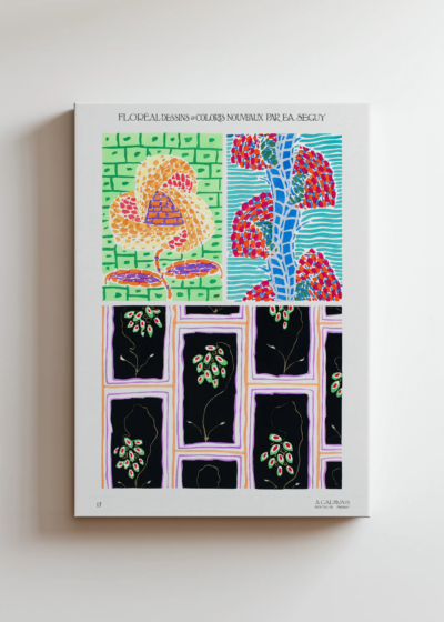 E.A. Séguy Floreal Art Déco wzory geometryczne obraz na płótnie