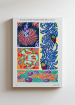 Art Déco wzory floralne E.A. Séguy Floreal vintage obraz na płótnie