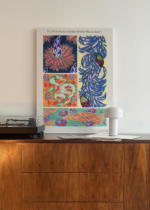 Art Déco wzory floralne E.A. Séguy Floreal vintage obraz na płótnie