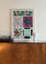 Art Déco wzór florystyczny E.A. Séguy Floréal obraz na płótnie