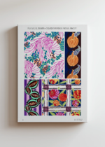 botaniczny E.A. Séguy Floréal Art Nouveau wzory obraz na płótnie