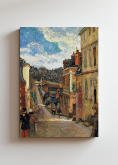 Paul Gauguin Pont-Aven bretońska uliczka 1888 obraz na płótnie