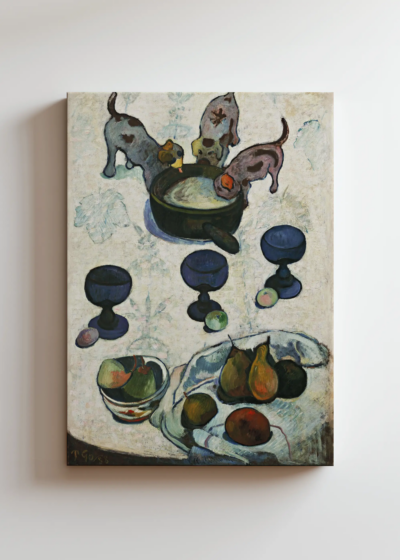Paul Gauguin psy z Tahiti postimpresjonizm obraz na płótnie