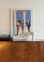Art Deco George Barbier Le goût des châles 1922 obraz na płótnie