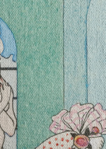 L'eau George Barbier Art Deco kobieta kąpiel obraz na płótnie