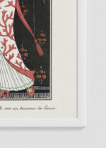 Zdjęcie produktu: Plakat Art Deco kobieta w jedwabnej sukni George Barbier