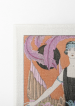 La Belle Dame Sans Merci George Barbier Art Deco obraz na płótnie