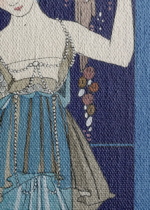 Art Déco Perłowa Fontanna George Barbier 1914 obraz na płótnie