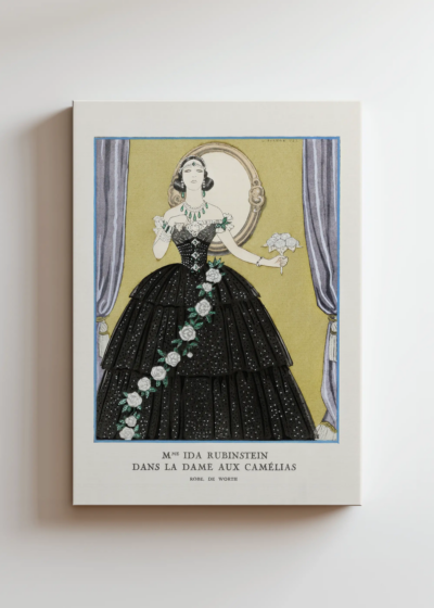 Ida Rubinstein Dama Kameliowa George Barbier obraz na płótnie
