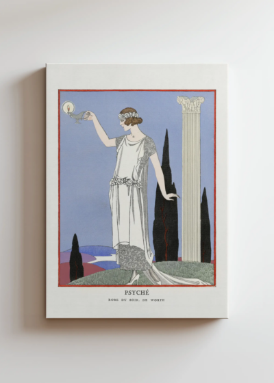 Psyché George Barbier ilustracja mody Art Deco obraz na płótnie