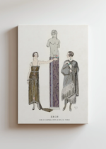 Eros George Barbier moda Art Deco 1924 obraz na płótnie