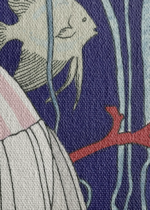 George Barbier Art Deco moda kobieta akwarium 1914 obraz na płótnie