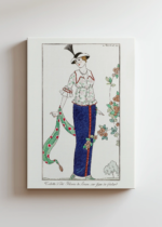 Letnia moda 1912 George Barbier Art Deco obraz na płótnie