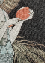 Sortilèges George Barbier 1925 Art Deco kobieta obraz na płótnie