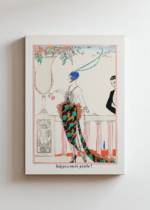 Laissez-moi-seule George Barbier art déco 1919 obraz na płótnie