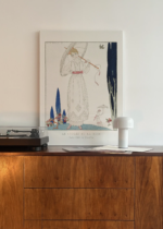 Le Cyprès et la Rose George Barbier art déco obraz na płótnie